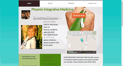 Desktop Screenshot of phoenixintegrativemedicine.com
